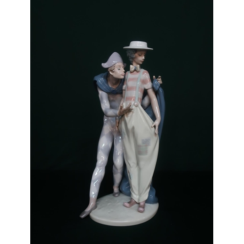 17 - Lladro figurine 6195 “Carnival Companions”, in original box, H32cm.