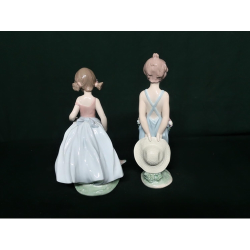 108 - Lladro figurine 6577 “Afternoon Snack” in original box, H23cm and Lladro figurine 7650 “A Pocket Ful... 