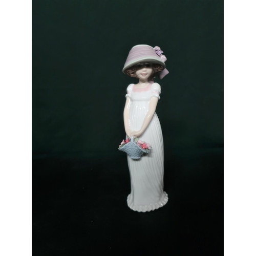 109 - Lladro figurine 8022 “Little Lady” in original box, H21cm Lladro figurine 7618 “Garden Song” in orig... 