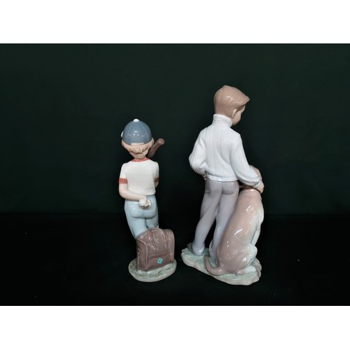 41 - Lladro figurine 6902 “Mi Loyal Friend” in original box, H25cm and Lladro figurine 7610 “Can I Play” ... 