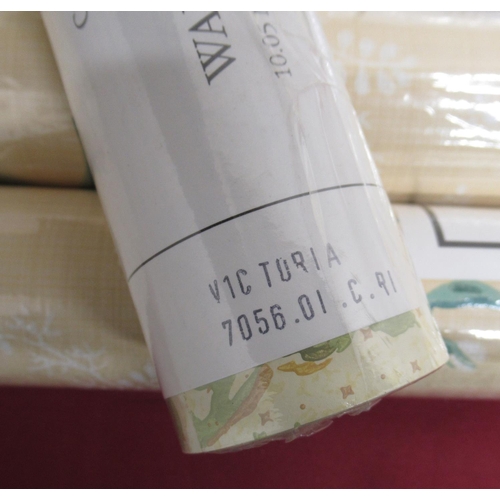 33 - Nine rolls of Colefax & Fowler The Chintz wallpaper collection Victoria wallpaper and three rolls of... 