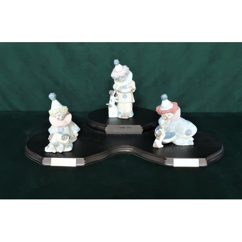 117 - Lladro figurine 5278 “Pierrot With Puppy And Ball” in original box, H10cm and Lladro figurine 5277 “... 