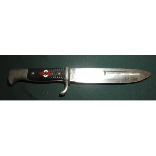 2 - Hitler Youth knife, with steel sheath