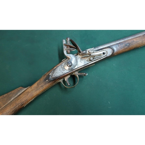 158 - British flintlock carbine with 27