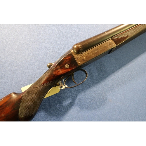 457 - W.W.Greener grade E.17 12 bore side by side shotgun with 30 inch barrels, 14 1/4 inch pistol grip st... 