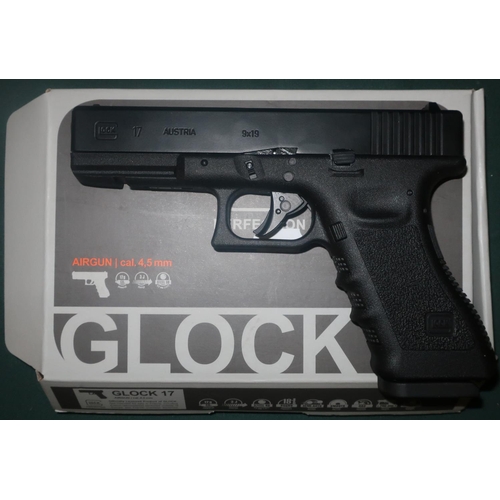 161 - .177 Umarex Glock 17 co2 air pistol Serial No. DA052496