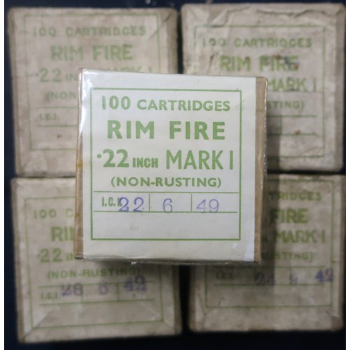 525 - 500 .22 Mark 1 rim-fire rifle cartridges (section 1 certificate required)