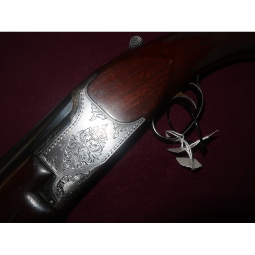 455 - Miroku B.C Model 700 12 bore over and under ejector shotgun with 28 inch barrels with top vented rib... 