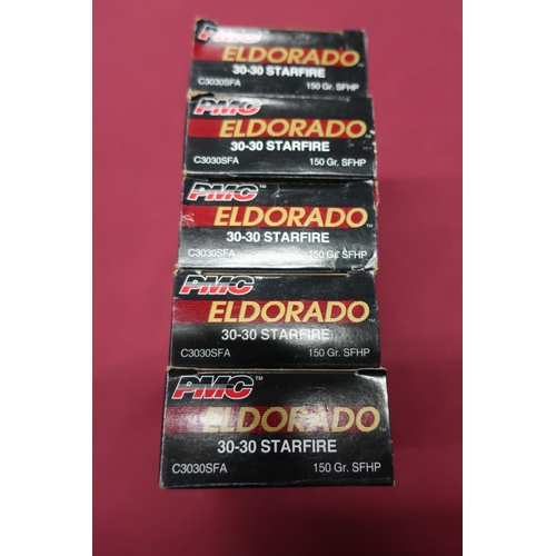 516 - 91 rounds of Eldorado PMC 30-30 Starfire rifle ammunition (includes nine empty cases) (section 1 cer... 