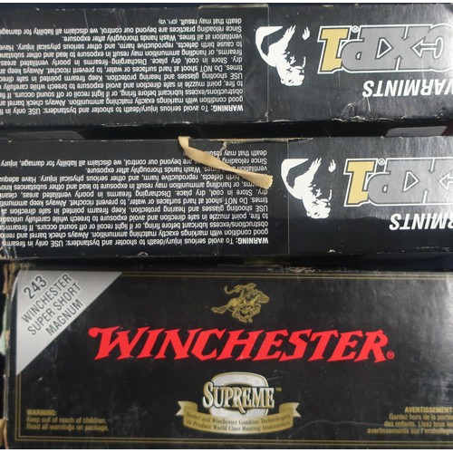 515 - 60 rounds of Winchester Supreme .243 rifle ammunition (section 1 certificate required)