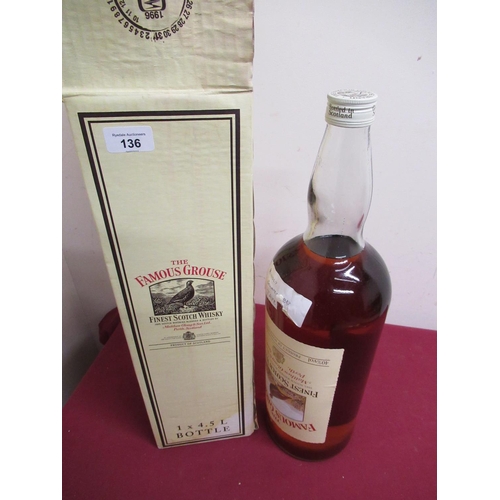 136 - The Famous Grouse Finest Scotch Whisky, 4.5l, 40%vol, in carton, 1btl