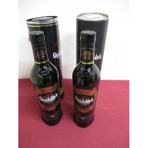 140 - Two Glenfiddich Special Reserve Single Malt Scotch Whisky, Aged 12 years, 70cl 40%vol, one in tube, ... 
