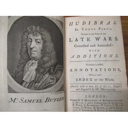 280 - Hudibras in Three Parts written in the Time of the Late Wars, corrected and amended with additions a... 