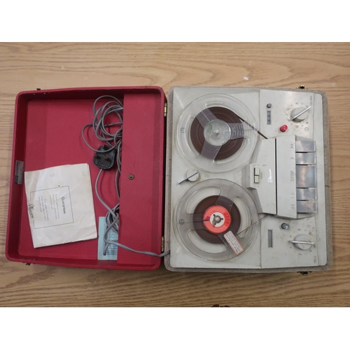 124 - Marconiphone four track two-speed tape recorder, model 4200 collection of easy listening and other L... 