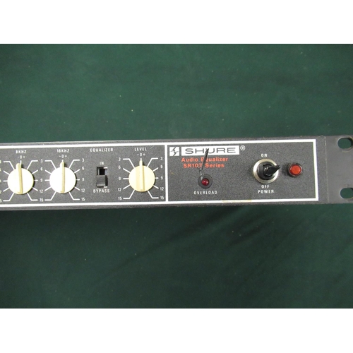 106 - Shure SR107-2E vintage audio equaliser rack unit (A/F)