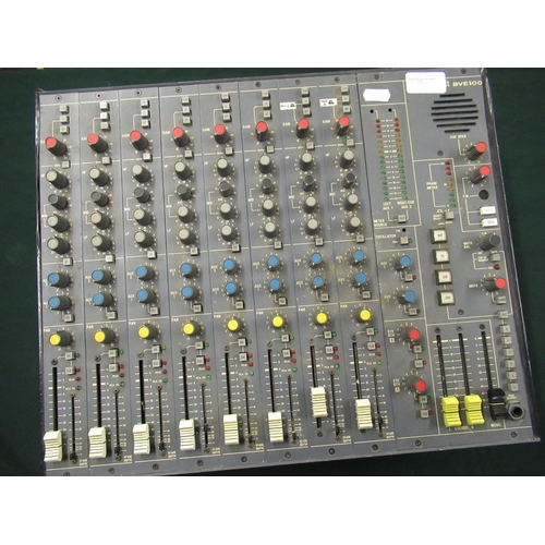 107 - Soundcraft BVE100 eight channel broadcast console with power supply