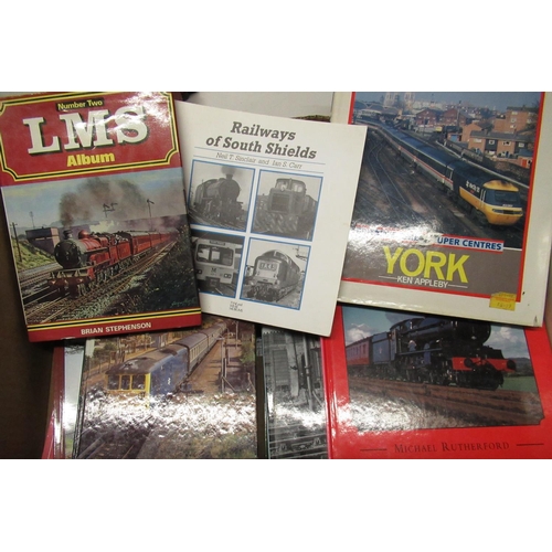 134 - LMS Album, Britains Rail Super Centres York and collection of other railway books