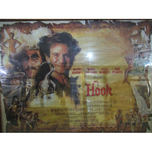 215 - Tri-Star Pictures - Steven Spielberg 'Hook' starring Dustin Hoffman & Robin Williams cinema poster, ... 