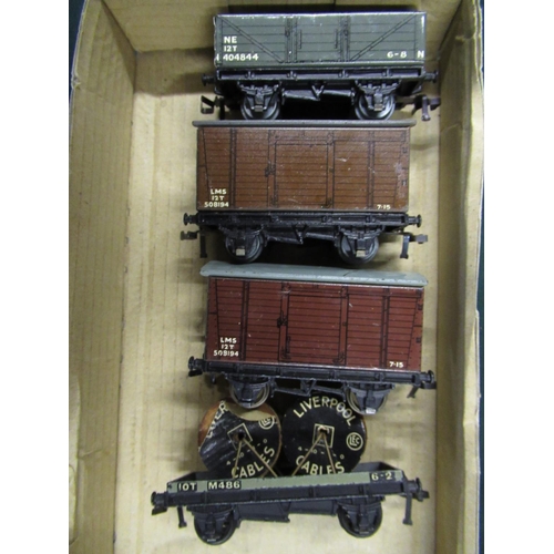 74 - Four Hornby Dublo OO gauge wagons in one box