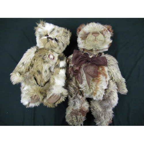 78 - Two Charlie Bears teddy bears, 'Michael' H38cm and 'Artemis' H32cm