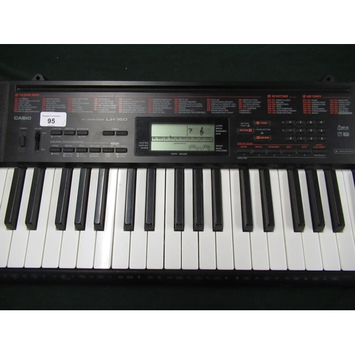 95 - Casio LK-160 electric keyboard with key lighting system