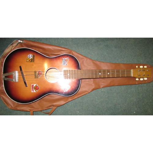 172 - Junior acoustic guitar and case