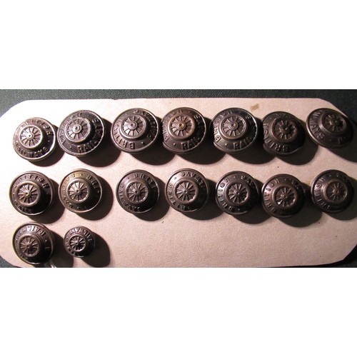 232 - Collection of British Railways coat buttons 1949-63 (16)