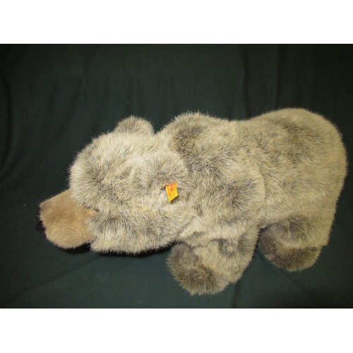 273 - Steiff Urs walking grizzly bear with original labels L53cm