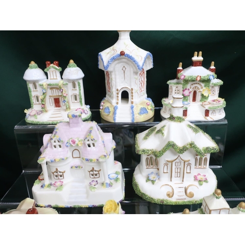 29 - Collection of Coalport houses including 