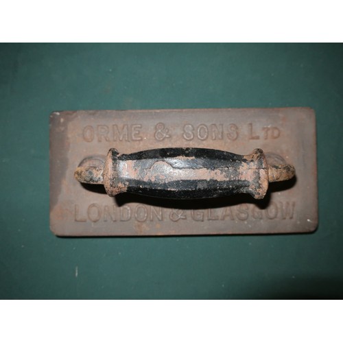 300 - Orme & Sons LTD. Manchester, London & Glasgow snooker table iron