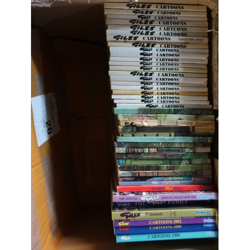 335 - A large quantity of Giles cartoon books (42)