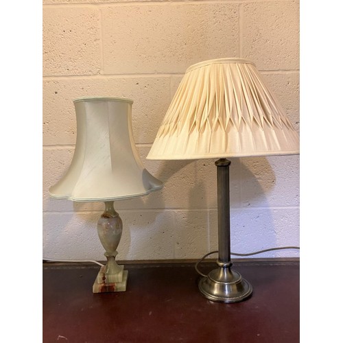 367 - Two table lamps of modern classical design