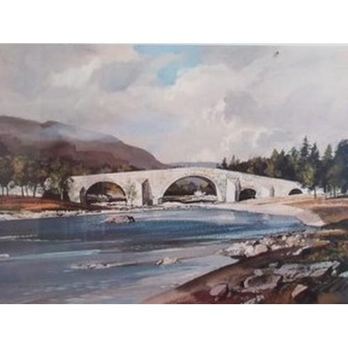 294 - Rowland Hilder (20th C): 'The Wharfe at Bolton Abbey' and five other colour prints, pub. Royale Publ... 