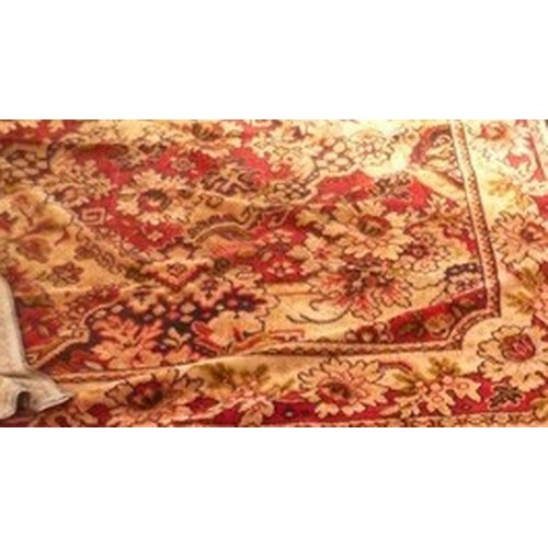 125 - Two Chenile traditional pattern rugs, 151cm x 210cm and 153cm x 148cm (2)