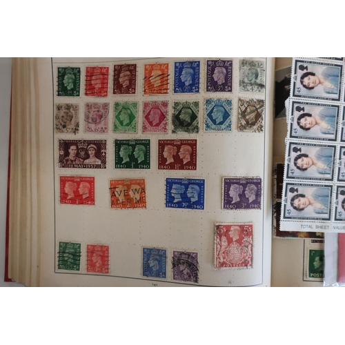 213 - Collection of Victorian and later All World used stamps, incl. three 1d red, 1d lilac etc, some Chin... 