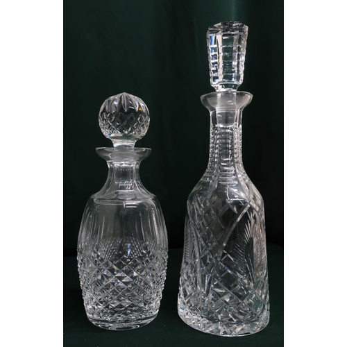 119 - Waterford glass decanters with stoppers in various styles (4)