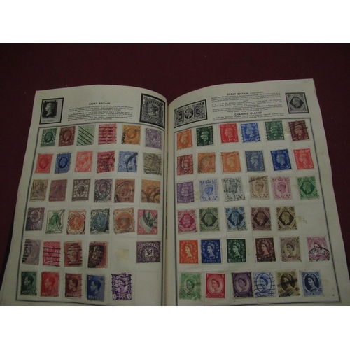 261 - Pacific stamp album containing mostly used GB, Commonwealth and foreign stamps including Canada, Dan... 