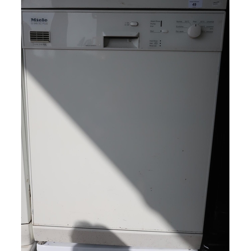 49 - Miele G 646 SC Plus dishwasher