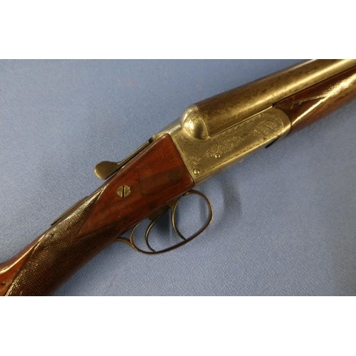 103 - Registered Firearms Dealer Only - Deactivated 12 bore Charles Osborne side-by-side shotgun with 30 i... 