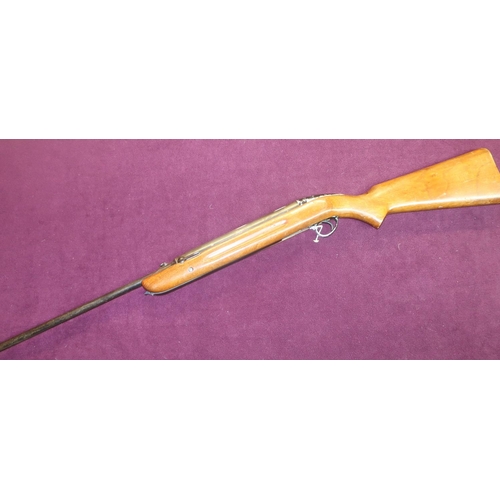 375 - Early BSA Sporter .22 air rifle serial no. GD22023