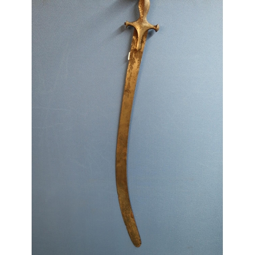 50 - 19th C Indian Tulwar sword with 29