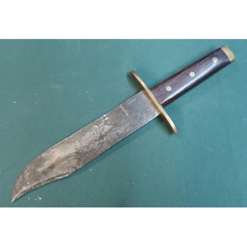 51 - Sheffield made Pat Mitchell Bowie type knife with 7