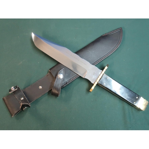 62 - R.Cooper of Sheffield extremely large bowie knife 8.5