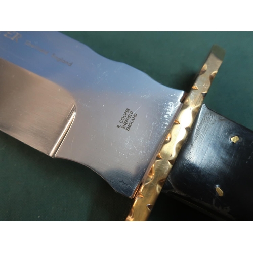 62 - R.Cooper of Sheffield extremely large bowie knife 8.5