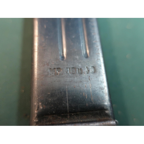 135 - Scarce German Nazi MP 40 magazine with Waffen Ampt marks and BTE43