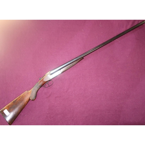 426 - Rowland Watson 12 bore side by side shotgun with 30 inch barrels and 13 1/2 inch semi pistol grip st... 