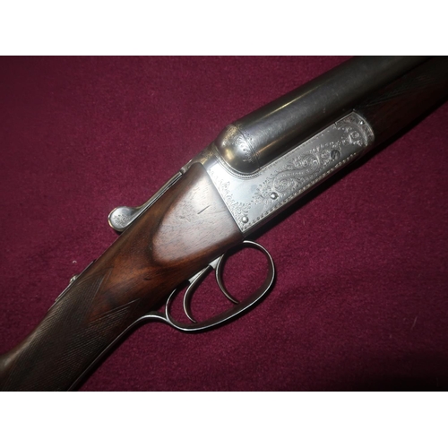 429 - Maleham & Co 12 bore side by side ejector shotgun with 26 inch barrels, choke IC & CYC, with 14 1/4 ... 