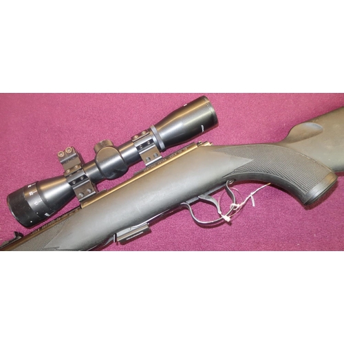 394 - Norinco JW15A .22LR bolt action rifle fitted with sound moderator, detachable magazine and synthetic... 