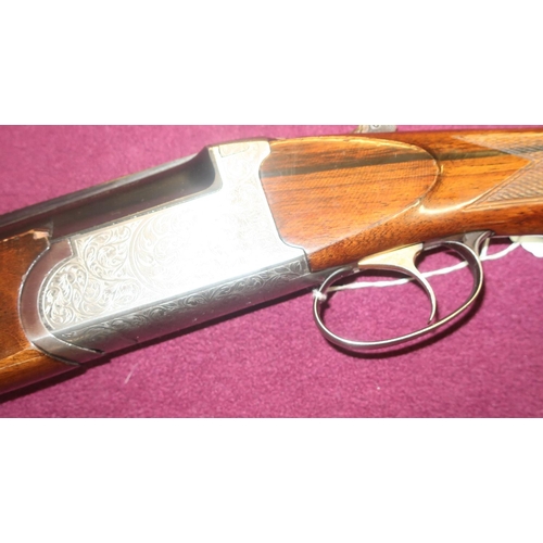 419 - Lincoln 12 bore over & under ejector shotgun with 29 3/4 inch barrels, choke Full & 1/2, with second... 