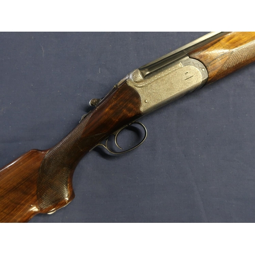 422 - Bernardelli 12 bore over and under ejector skeet shotgun with 25 1/4 inch barrels, single trigger ac... 